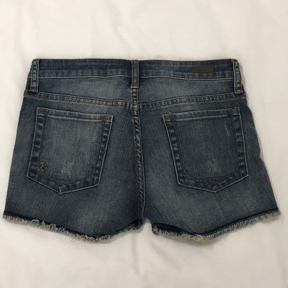 💎 Kut From The Kloth Gidget Frey Denim Shorts - Picture 3 of 12